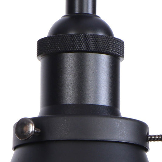 2 Packs Tapered Metal Sconce Light Industrial Style 1 Head Corridor Wall Light with Swing Arm in Black Clearhalo 'Cast Iron' 'Glass' 'Industrial' 'Modern wall lights' 'Modern' 'Tiffany' 'Traditional wall lights' 'Wall Lamps & Sconces' 'Wall Lights' Lighting' 138036