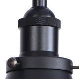 2 Packs Tapered Metal Sconce Light Industrial Style 1 Head Corridor Wall Light with Swing Arm in Black Clearhalo 'Cast Iron' 'Glass' 'Industrial' 'Modern wall lights' 'Modern' 'Tiffany' 'Traditional wall lights' 'Wall Lamps & Sconces' 'Wall Lights' Lighting' 138036