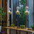 Clear Glass Bulb Shaped Pendant Lamp Industrial Style 1 Light Coffee Shop Hanging Light with Artificial Flower, 6"/9" Wide Clear 6" Clearhalo 'Art Deco Pendants' 'Cast Iron' 'Ceiling Lights' 'Ceramic' 'Crystal' 'Industrial Pendants' 'Industrial' 'Metal' 'Middle Century Pendants' 'Pendant Lights' 'Pendants' 'Tiffany' Lighting' 138602