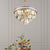 16/6 Lights Tapered Hanging Chandelier Modern Clear Crystal Prism Ceiling Pendant Lamp, 31.5"/18.5" Wide Clear 18.5" Clearhalo 'Ceiling Lights' 'Chandeliers' 'Clear' 'Industrial' 'Modern Chandeliers' 'Modern' 'Tiffany' 'Traditional Chandeliers' Lighting' 1391742