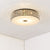 16"/19.5" Wide LED Drum Flush Mount Lamp Contemporary Clear Crystal Flush Ceiling Light for Bedroom Clear Clearhalo 'Ceiling Lights' 'Close To Ceiling Lights' 'Close to ceiling' 'Flush mount' Lighting' 1391912