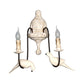 Candelabra Indoor Wall Mount Lighting Countryside 1/2-Light Brown Wall Lamp Fixture with Bird Deco Clearhalo 'Wall Lamps & Sconces' 'Wall Lights' Lighting' 1392113