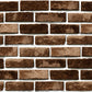 Brick and Mortar Wallpaper in Dark Color Countryside Wall Art for Restaurant, Washable Clearhalo 'Country wall decor' 'Rustic' 'Wallpaper' Wall Decor' 1392541