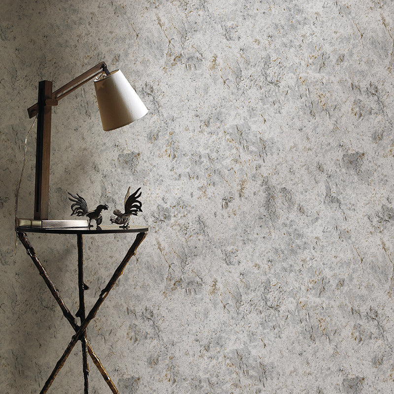 Granite Effect Wallpaper Roll Soft Color Industrial Wall Decoration for Living Room Grey Clearhalo 'Industrial wall decor' 'Industrial' 'Wallpaper' Wall Decor' 1392629