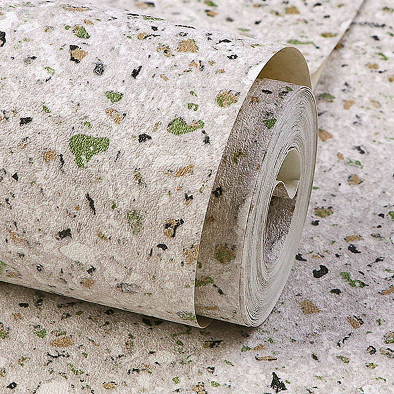 Pastel Color Terrazzo Look Wallpaper Waterproof Industrial Bedroom Wall Covering Clearhalo 'Industrial wall decor' 'Industrial' 'Wallpaper' Wall Decor' 1392648
