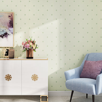 Flower-Like Wallpaper Roll Rustic Waterproof Living Room Wall Art, 31' L x 20.5" W Turquoise Clearhalo 'Country wall decor' 'Rustic' 'Wallpaper' Wall Decor' 1392681