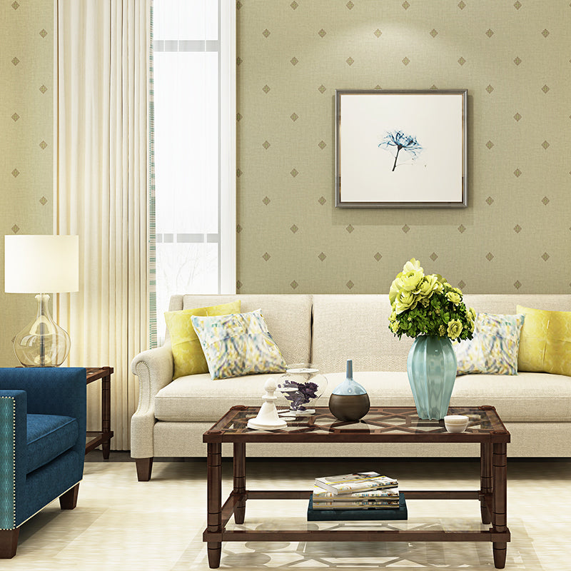 Flower-Like Wallpaper Roll Rustic Waterproof Living Room Wall Art, 31' L x 20.5" W Light Coffee Clearhalo 'Country wall decor' 'Rustic' 'Wallpaper' Wall Decor' 1392687