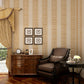 Satin Water Resistant Wallpaper Retro Style Striped Wall Decoration for Living Room Clearhalo 'Vintage wall decor' 'Vintage' 'Wallpaper' Wall Decor' 1392747