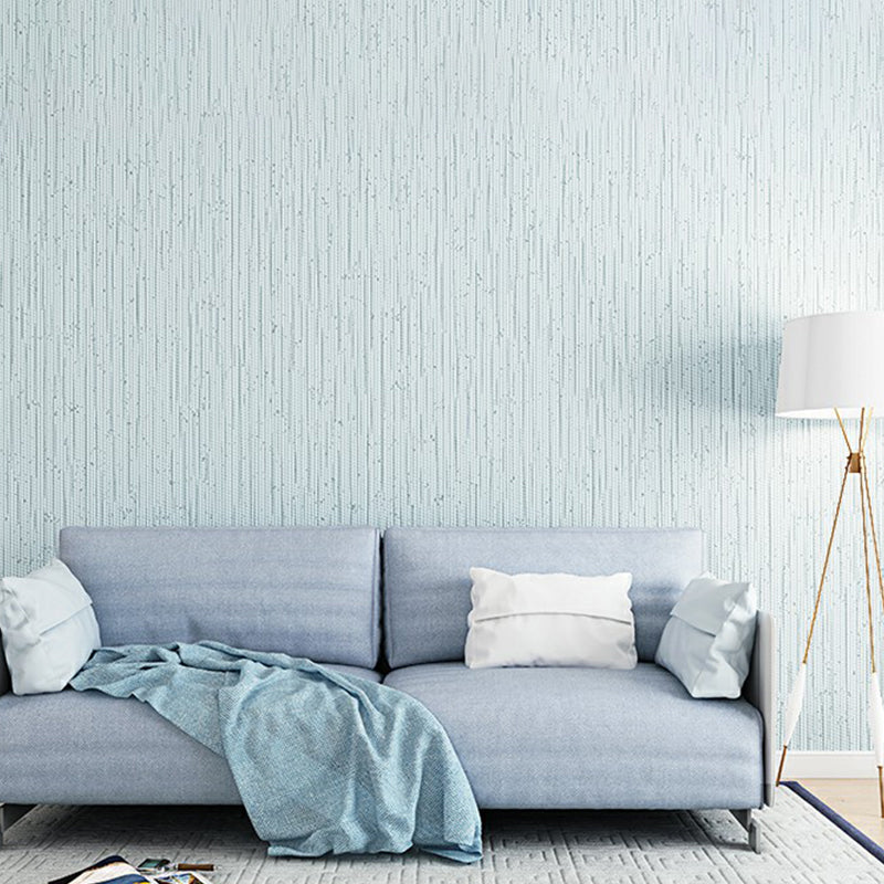 Simple Plain Wallpaper Roll for Bedroom 31' L x 20.5" W Wall Decor in Pastel Color Light Blue Clearhalo 'Modern wall decor' 'Modern' 'Wallpaper' Wall Decor' 1392800