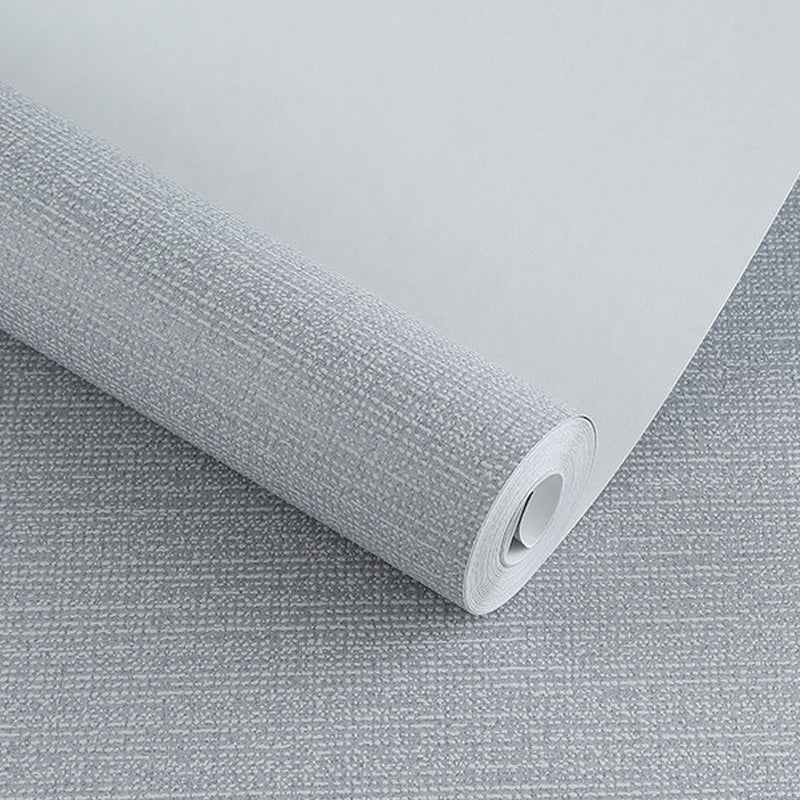 Waterproof Solid Wallpaper Minimalistic Non-Woven Grasscloth Wall Covering for Home Clearhalo 'Modern wall decor' 'Modern' 'Wallpaper' Wall Decor' 1392809