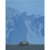 Blue Surrealistic Wall Covering Murals Full Size the Domain of Arnheim Painting Wall Art for Home Clearhalo 'Wall Decor' 'Wall Mural' 1393060