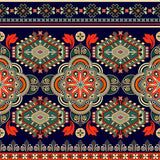 Bohemia Seamless Flower Wall Mural Red-Green Symmetry Wall Art for Living Room Decor Clearhalo 'Wall Decor' 'Wall Mural' 1393435