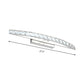 Bow Shaped Vanity Lighting Contemporary Crystal Silver Wall Sconce Light in Warm/White Light for Bathroom, 17"/21"/27.5" Wide Clearhalo 'Modern wall lights' 'Modern' 'Vanity Lights' 'Wall Lights' Lighting' 139359