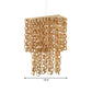 16"/19.5" Wide Tassel Bamboo Drop Pendant Chinese Single Light Beige Hanging Lamp for Dinging Room Restaurant Clearhalo 'Ceiling Lights' 'Modern Pendants' 'Modern' 'Pendant Lights' 'Pendants' Lighting' 139398