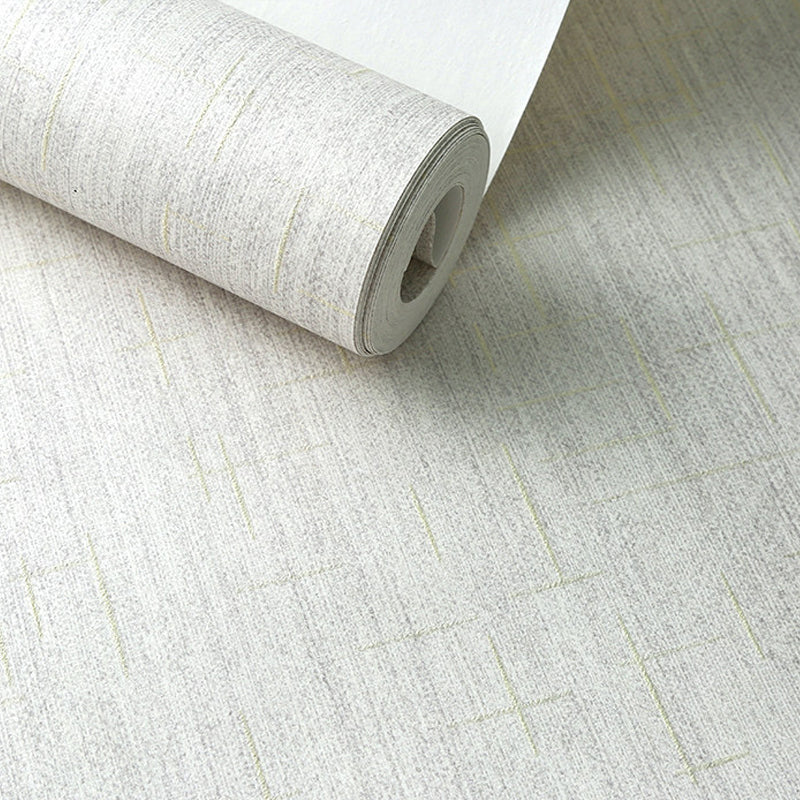 Plain Color Geometric Wallpaper Modern Style Non-Woven Textured Wall Art for Living Room Clearhalo 'Modern wall decor' 'Modern' 'Wallpaper' Wall Decor' 1395381