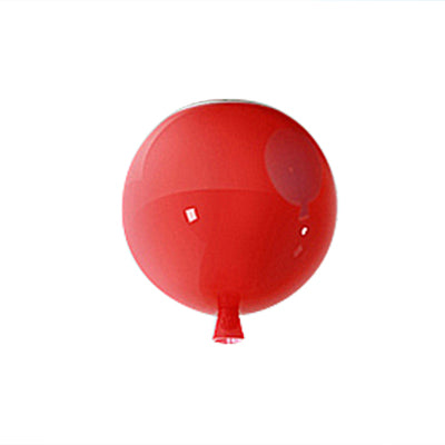 Balloon Shaped Flush Ceiling Light Modern Style Acrylic Ceiling Lamp for Foyer Red Clearhalo 'Ceiling Lights' 'Close To Ceiling Lights' 'Close to ceiling' 'Flush mount' Lighting' 13959