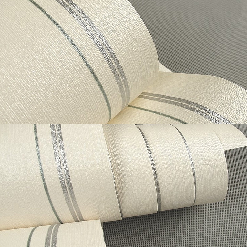 Light Color Striped Wallpaper Roll Moisture Resistant Mediterranean Kids Room Wall Decor Clearhalo 'Wall Decor' 'Wallpaper' 1396477