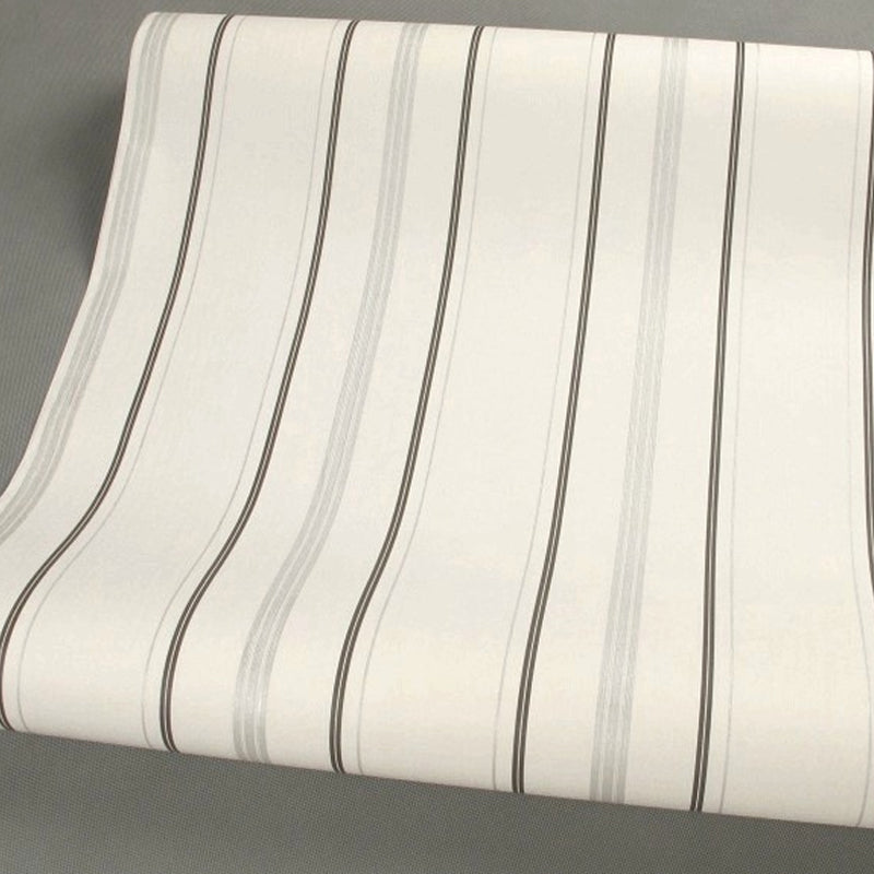 Light Color Striped Wallpaper Roll Moisture Resistant Mediterranean Kids Room Wall Decor Clearhalo 'Wall Decor' 'Wallpaper' 1396480
