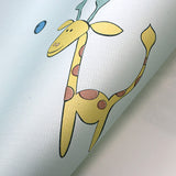 Novelty Kids Wallpaper Roll with Animals Pattern Pastel Color Wall Art for Nursery