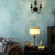 Fleur De Lis Wallpaper Antique Moisture Resistant Bedroom Wall Art, 33' L x 20.5" W Antique Blue Clearhalo 'Vintage wall decor' 'Vintage' 'Wallpaper' Wall Decor' 1396794