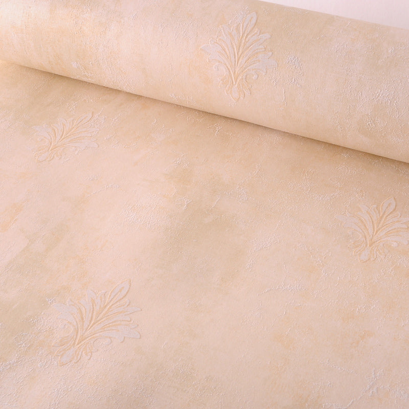 Fleur De Lis Wallpaper Antique Moisture Resistant Bedroom Wall Art, 33' L x 20.5" W Clearhalo 'Vintage wall decor' 'Vintage' 'Wallpaper' Wall Decor' 1396815