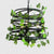3-Light Iron Ceiling Chandelier Industrial Green Fake Plant and Cage Restaurant Pendant Lamp Green 13" Clearhalo 'Cast Iron' 'Ceiling Lights' 'Chandeliers' 'Industrial Chandeliers' 'Industrial' 'Metal' 'Middle Century Chandeliers' 'Rustic Chandeliers' 'Tiffany' Lighting' 13_bc68c6e0-9640-4660-b570-4bfe2c350c96