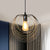 1 Light Hanging Lamp with Globe Wire Cage Metal Industrial Dining Room Pendant Light in Black/Sliver/Rust Silver Clearhalo 'Art Deco Pendants' 'Black' 'Cast Iron' 'Ceiling Lights' 'Ceramic' 'Crystal' 'Industrial Pendants' 'Industrial' 'Metal' 'Middle Century Pendants' 'Pendant Lights' 'Pendants' 'Rustic Pendants' 'Tiffany' Lighting' 1400800