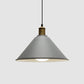 Conical Metal Ceiling Pendant Light Modernist 1 Head Dining Room Ceiling Fixture in Orange and Yellow/Yellow, 12"/14" Width Clearhalo 'Ceiling Lights' 'Modern Pendants' 'Modern' 'Pendant Lights' 'Pendants' Lighting' 1400908