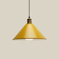 Conical Metal Ceiling Pendant Light Modernist 1 Head Dining Room Ceiling Fixture in Orange and Yellow/Yellow, 12"/14" Width Clearhalo 'Ceiling Lights' 'Modern Pendants' 'Modern' 'Pendant Lights' 'Pendants' Lighting' 1400916