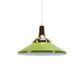 Blue/Green 1 Head Pendant Light Fixture Retro Style Metallic Cone Shade Hanging Lamp for Bedside Clearhalo 'Ceiling Lights' 'Modern Pendants' 'Modern' 'Pendant Lights' 'Pendants' Lighting' 1401003