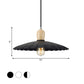 1 Light Scalloped Edge Hanging Lamp Vintage Stylish Black/White/Black Outer and White Inner Metal Pendant Light for Dining Table, 9"/14"/16" Diameter Clearhalo 'Art Deco Pendants' 'Black' 'Cast Iron' 'Ceiling Lights' 'Ceramic' 'Crystal' 'Industrial Pendants' 'Industrial' 'Metal' 'Middle Century Pendants' 'Pendant Lights' 'Pendants' 'Rustic Pendants' 'Tiffany' Lighting' 1401039