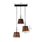 3-Bulb Bucket Pendant Light Rustic Stylish Wooden Hanging Lamp in Brown for Villa Clearhalo 'Art Deco Pendants' 'Black' 'Cast Iron' 'Ceiling Lights' 'Ceramic' 'Crystal' 'Industrial Pendants' 'Industrial' 'Metal' 'Middle Century Pendants' 'Pendant Lights' 'Pendants' 'Rustic Pendants' 'Tiffany' Lighting' 1401330