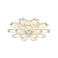 Acrylic Buds LED Flush Mount Light Contemporary 3/5/9-Head Living Room Ceiling Flushmount Lamp in Warm/White/Natural Light Clearhalo 'Ceiling Lights' 'Close To Ceiling Lights' 'Close to ceiling' 'Semi-flushmount' Lighting' 1401622