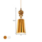 Metal Cone Pendulum Light Simplicity 1 Head Hanging Pendant Light in Silver/Gold, 6"/8"/10" Wide Clearhalo 'Ceiling Lights' 'Pendant Lights' 'Pendants' Lighting' 1401694