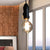 2 Lights Exposed Hanging Chandelier Light Industrial Black Metal Hanging Lamp for Living Room Black Clearhalo 'Cast Iron' 'Ceiling Lights' 'Chandeliers' 'Industrial Chandeliers' 'Industrial' 'Metal' 'Middle Century Chandeliers' 'Rustic Chandeliers' 'Tiffany' Lighting' 140701