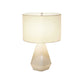 Drum Reading Book Light Modernism Fabric 1 Light Desk Light in White for Bedroom Clearhalo 'Lamps' 'Table Lamps' Lighting' 140852