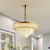 Clear Crystal Prisms Taper Chandelier Contemporary Dinning Room LED Suspension Pendant Clear Clearhalo 'Ceiling Lights' 'Chandeliers' 'Clear' 'Industrial' 'Modern Chandeliers' 'Modern' 'Tiffany' 'Traditional Chandeliers' Lighting' 1409380