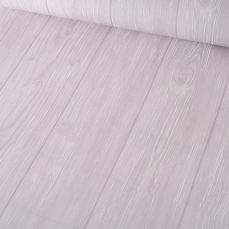 Pastel Color Wood Wallpaper Stain Resistant Wall Covering for Living Room, Non-Pasted Clearhalo &#39;Country wall decor&#39; &#39;Rustic&#39; &#39;Wallpaper&#39; Wall Decor&#39; 1410254