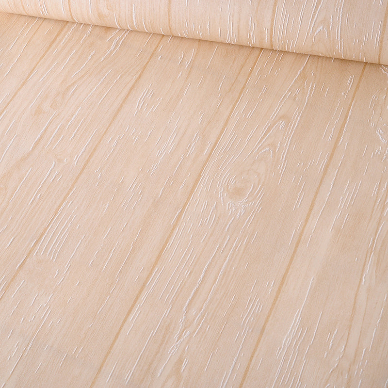 Pastel Color Wood Wallpaper Stain Resistant Wall Covering for Living Room, Non-Pasted Clearhalo &#39;Country wall decor&#39; &#39;Rustic&#39; &#39;Wallpaper&#39; Wall Decor&#39; 1410258