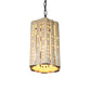 Cylinder Suspension Pendant Light Modern Bamboo Single Bulb Porch Hanging Lamp in Beige Clearhalo 'Ceiling Lights' 'Modern Pendants' 'Modern' 'Pendant Lights' 'Pendants' Lighting' 141142