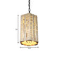 Cylinder Suspension Pendant Light Modern Bamboo Single Bulb Porch Hanging Lamp in Beige Clearhalo 'Ceiling Lights' 'Modern Pendants' 'Modern' 'Pendant Lights' 'Pendants' Lighting' 141143