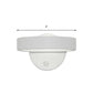Minimalism Ring Wall Sconce Fixture Aluminum Warm/White Light LED Living Room Wall Lamp with Round/Rectangle Backplate in Black/White Clearhalo 'Cast Iron' 'Glass' 'Industrial' 'Modern wall lights' 'Modern' 'Tiffany' 'Traditional wall lights' 'Wall Lamps & Sconces' 'Wall Lights' Lighting' 141555