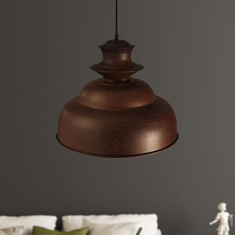 Vintage Stylish Double Bubble Pendant Light 1 Light Metal Ceiling Pendant in Bronze for Indoor Clearhalo 'Art Deco Pendants' 'Cast Iron' 'Ceiling Lights' 'Ceramic' 'Crystal' 'Industrial Pendants' 'Industrial' 'Metal' 'Middle Century Pendants' 'Pendant Lights' 'Pendants' 'Tiffany' Lighting' 1416051