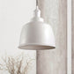 Rust/White Finish Bucket Pendant Lamp Vintage Style Metal 1 Light Indoor Hanging Lamp with Adjustable Cord Clearhalo 'Art Deco Pendants' 'Cast Iron' 'Ceiling Lights' 'Ceramic' 'Crystal' 'Industrial Pendants' 'Industrial' 'Metal' 'Middle Century Pendants' 'Pendant Lights' 'Pendants' 'Tiffany' Lighting' 1416177