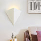 Minimalist Triangle Wall Washer Light Metallic Warm/White Lighting LED Living Room Wall Lamp in White Clearhalo 'Cast Iron' 'Glass' 'Industrial' 'Modern wall lights' 'Modern' 'Tiffany' 'Traditional wall lights' 'Wall Lamps & Sconces' 'Wall Lights' Lighting' 141637
