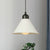 1 Light Cone Pendant Lamp Simple Style Black/White Metal Ceiling Hanging Light with Adjustable Cord White Clearhalo 'Art Deco Pendants' 'Black' 'Cast Iron' 'Ceiling Lights' 'Ceramic' 'Crystal' 'Industrial Pendants' 'Industrial' 'Metal' 'Middle Century Pendants' 'Pendant Lights' 'Pendants' 'Rustic Pendants' 'Tiffany' Lighting' 1416588