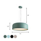 Khaki/Black Drum Shade Ceiling Fixture Macaron Style Metallic 1 Bulb Restaurant Pendant Light Fixture, 14"/19"/23.5" Width Clearhalo 'Ceiling Lights' 'Modern Pendants' 'Modern' 'Pendant Lights' 'Pendants' Lighting' 1416931