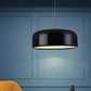 Khaki/Black Drum Shade Ceiling Fixture Macaron Style Metallic 1 Bulb Restaurant Pendant Light Fixture, 14"/19"/23.5" Width Clearhalo 'Ceiling Lights' 'Modern Pendants' 'Modern' 'Pendant Lights' 'Pendants' Lighting' 1416935