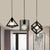 Metal Black Pendant Lamp Wire Cage 3 Bulbs Industrial Stylish Hanging Lighting with Linear/Round Canopy for Restaurant Black Linear Clearhalo 'Art Deco Pendants' 'Black' 'Cast Iron' 'Ceiling Lights' 'Ceramic' 'Crystal' 'Industrial Pendants' 'Industrial' 'Metal' 'Middle Century Pendants' 'Pendant Lights' 'Pendants' 'Rustic Pendants' 'Tiffany' Lighting' 1417281