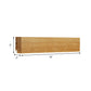 Modern Linear Wooden Wall Sconce Lamp 1-Light LED Down Lighting Fixture for Bedroom Clearhalo 'Wall Lamps & Sconces' 'Wall Lights' Lighting' 141766